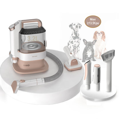 A great helper for pet hair! Hair suction, combing and shaving machine 